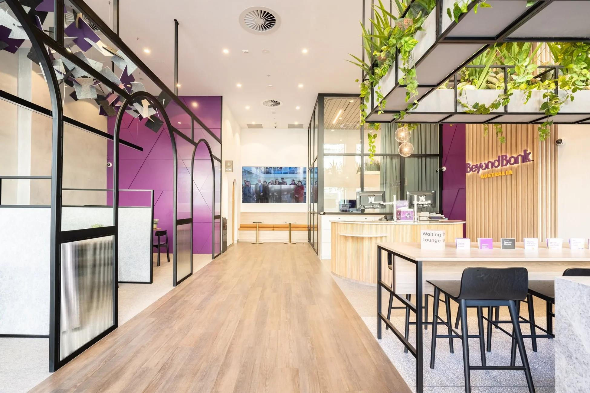 Beyond Bank, Evergreen Artificial Greenery Fitout across Branches and Offices Australia-wide