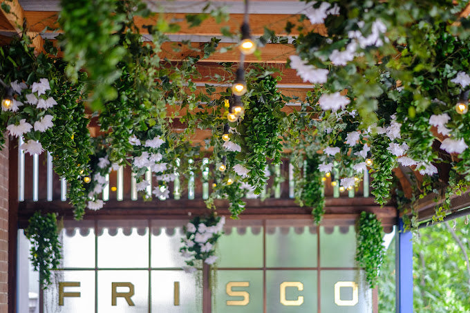 Hanging Greenery for Sydney Bar | Frisco Hotel | Evergreen Walls