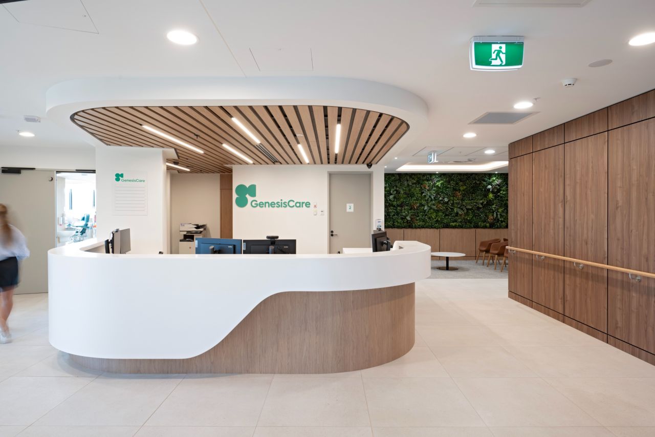 GenesisCare - Healthcare Practice Environment, Artificial Green Walls, Australian Rollout