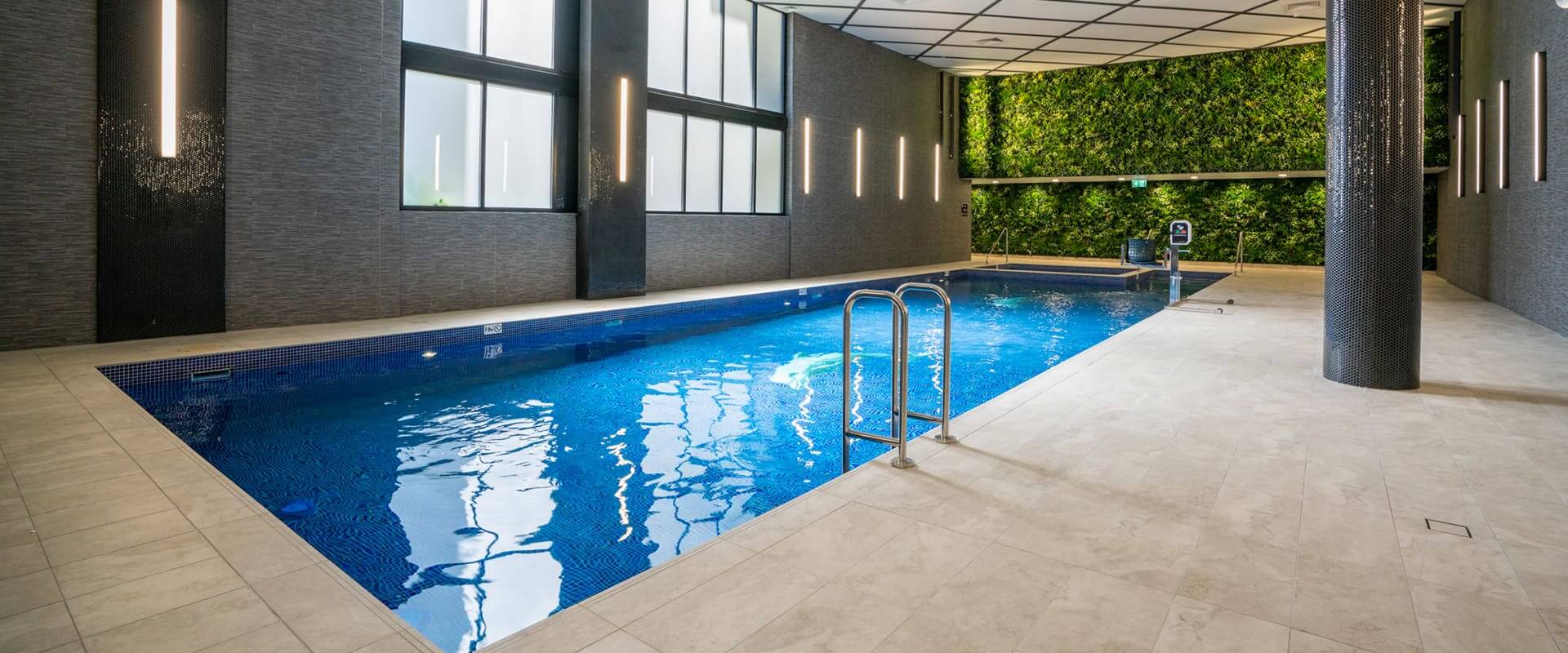 Meriton Mascot | Internal Poolside Artificial Green Wall