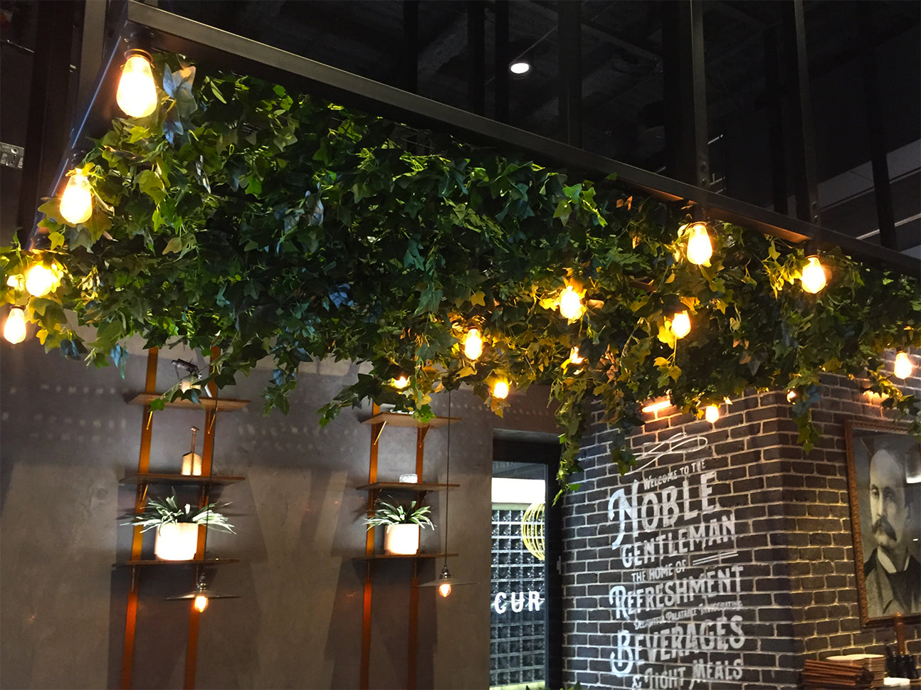 The Noble Gentleman Wine Bar, Ceiling Feature and Planter Pots, South Australia